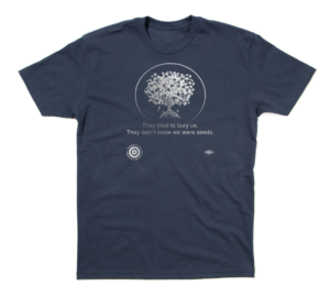 Image of t-shirt with the tree of life for purchase